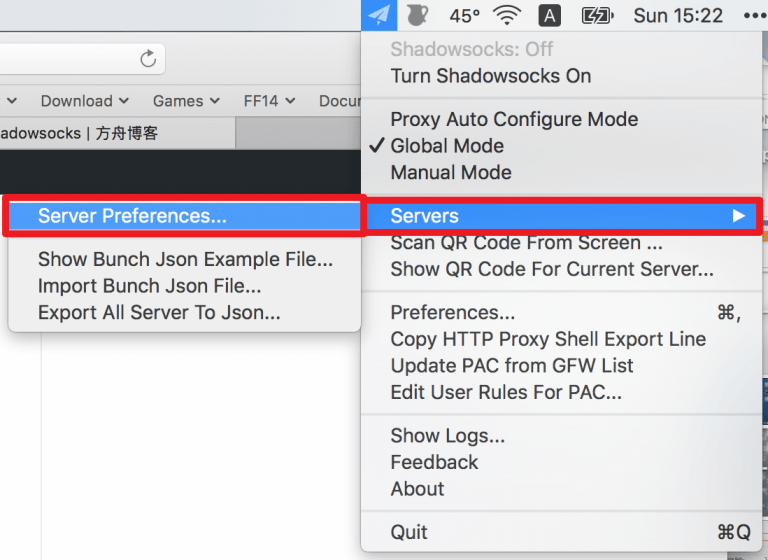fang2hou | 在 macOS 上使用 Shadowsocks